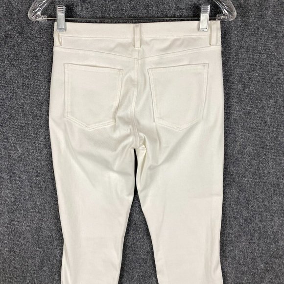 Uniqlo Jeans Women's Medium Jegging Pull On Stretch White M - Picture 7 of 8
